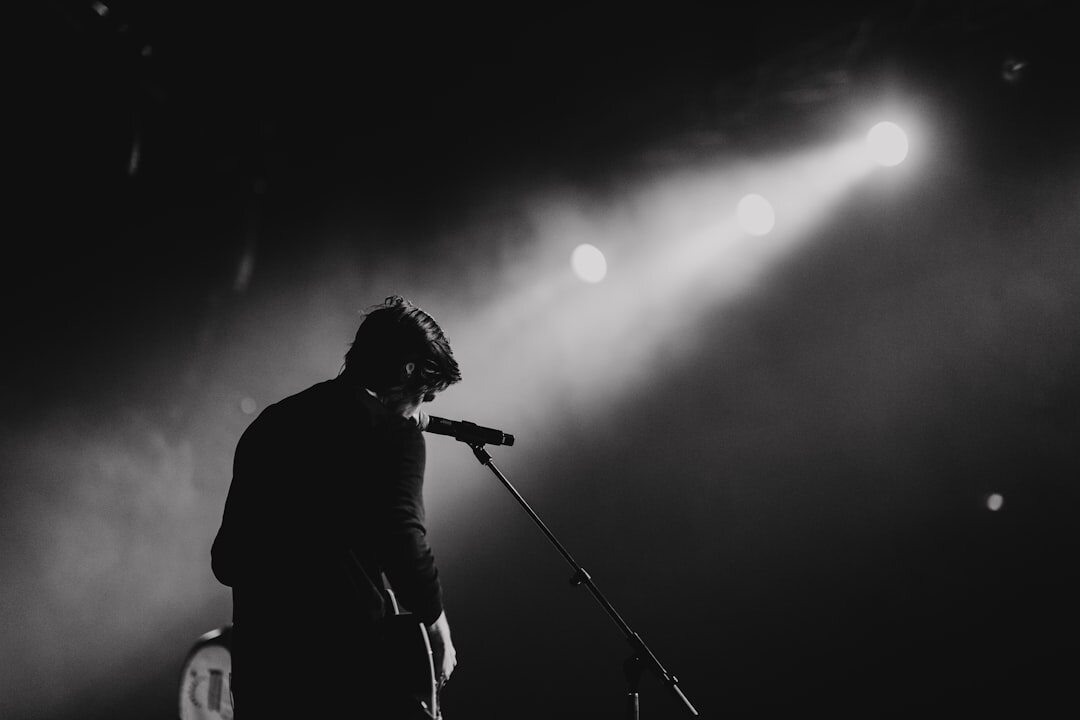 singer performing live