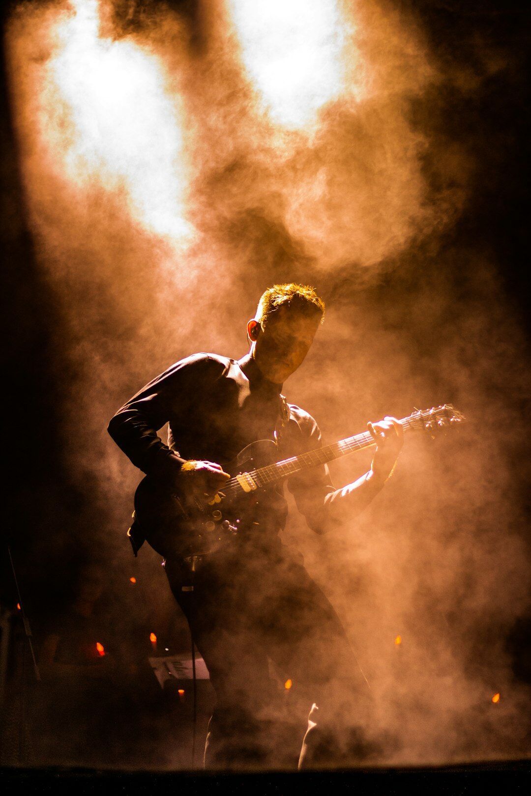 musician performing on stage